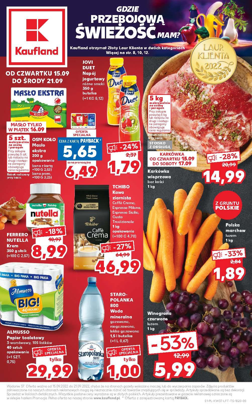 Gazetka promocyjna Kaufland str. 1