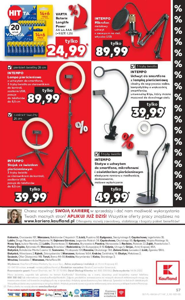 Gazetka promocyjna Kaufland str. 57