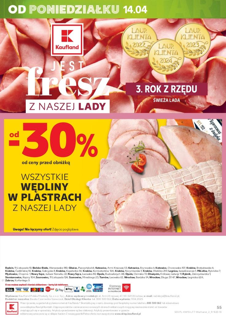 Gazetka promocyjna Kaufland str. 55