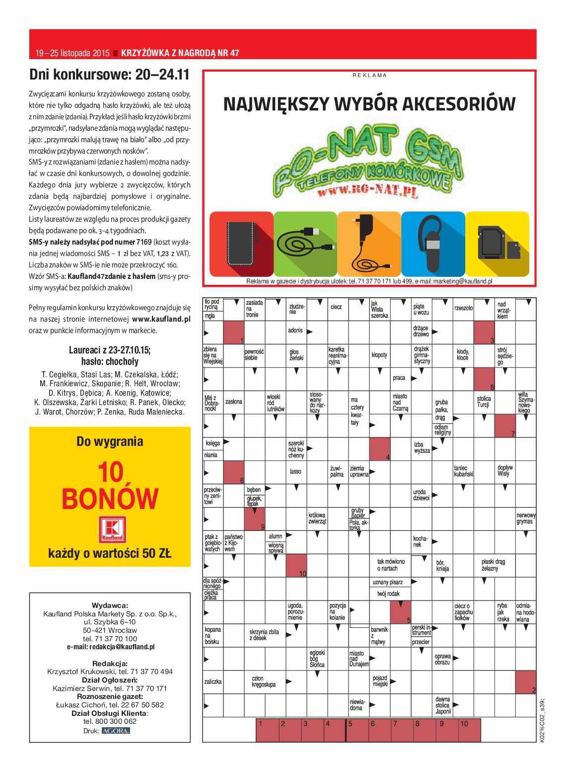 Gazetka promocyjna Kaufland str. 39