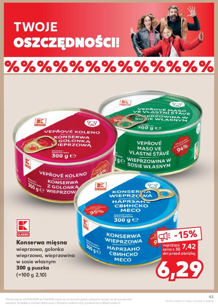 Gazetka promocyjna Kaufland str. 43