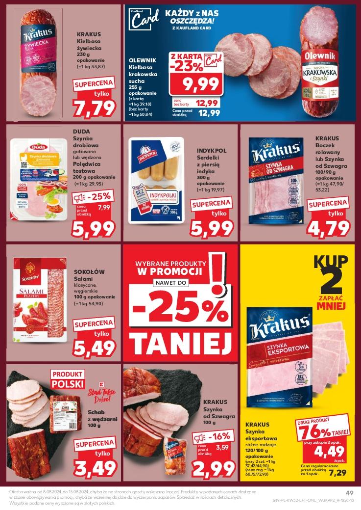 Gazetka promocyjna Kaufland str. 49