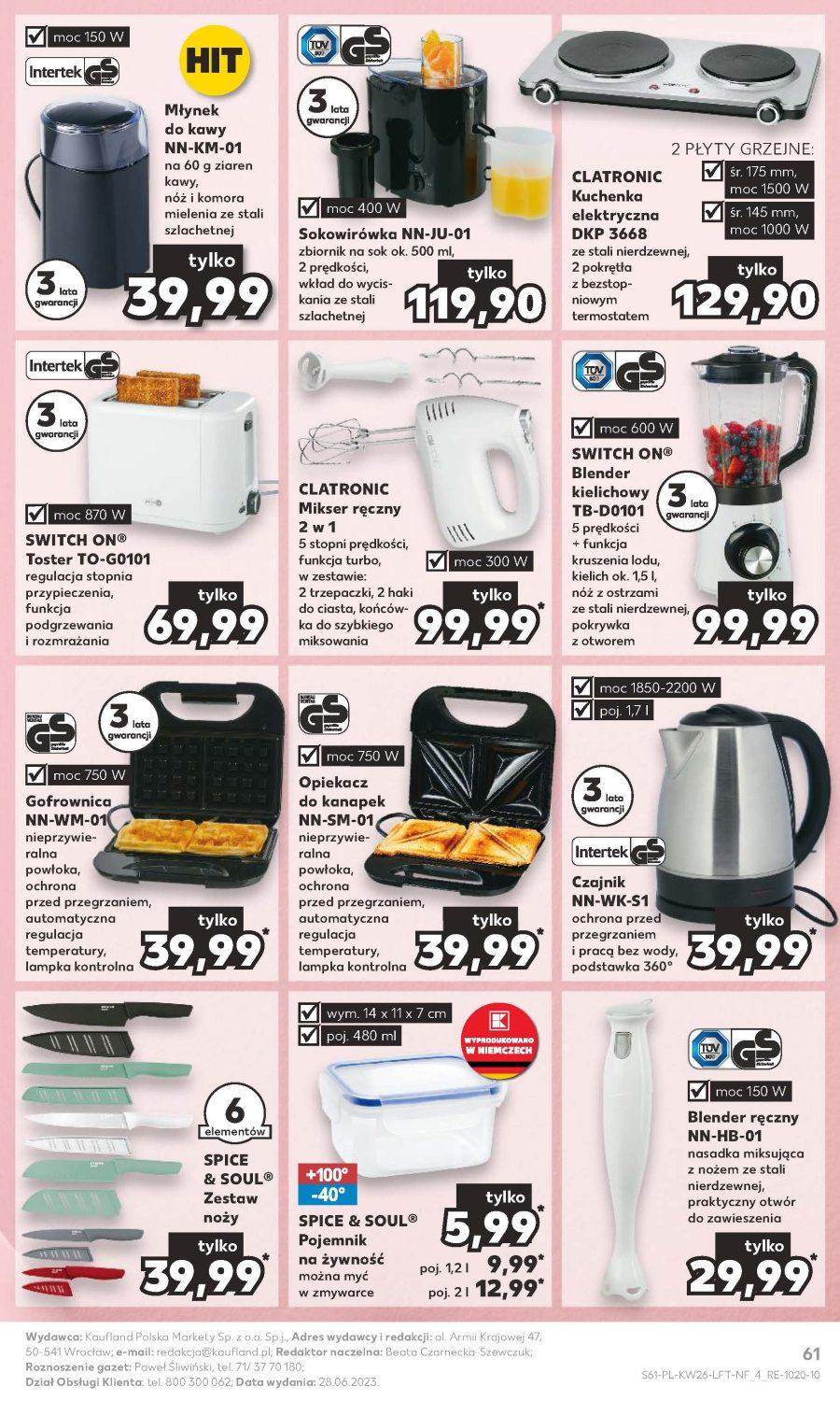 Gazetka promocyjna Kaufland str. 61