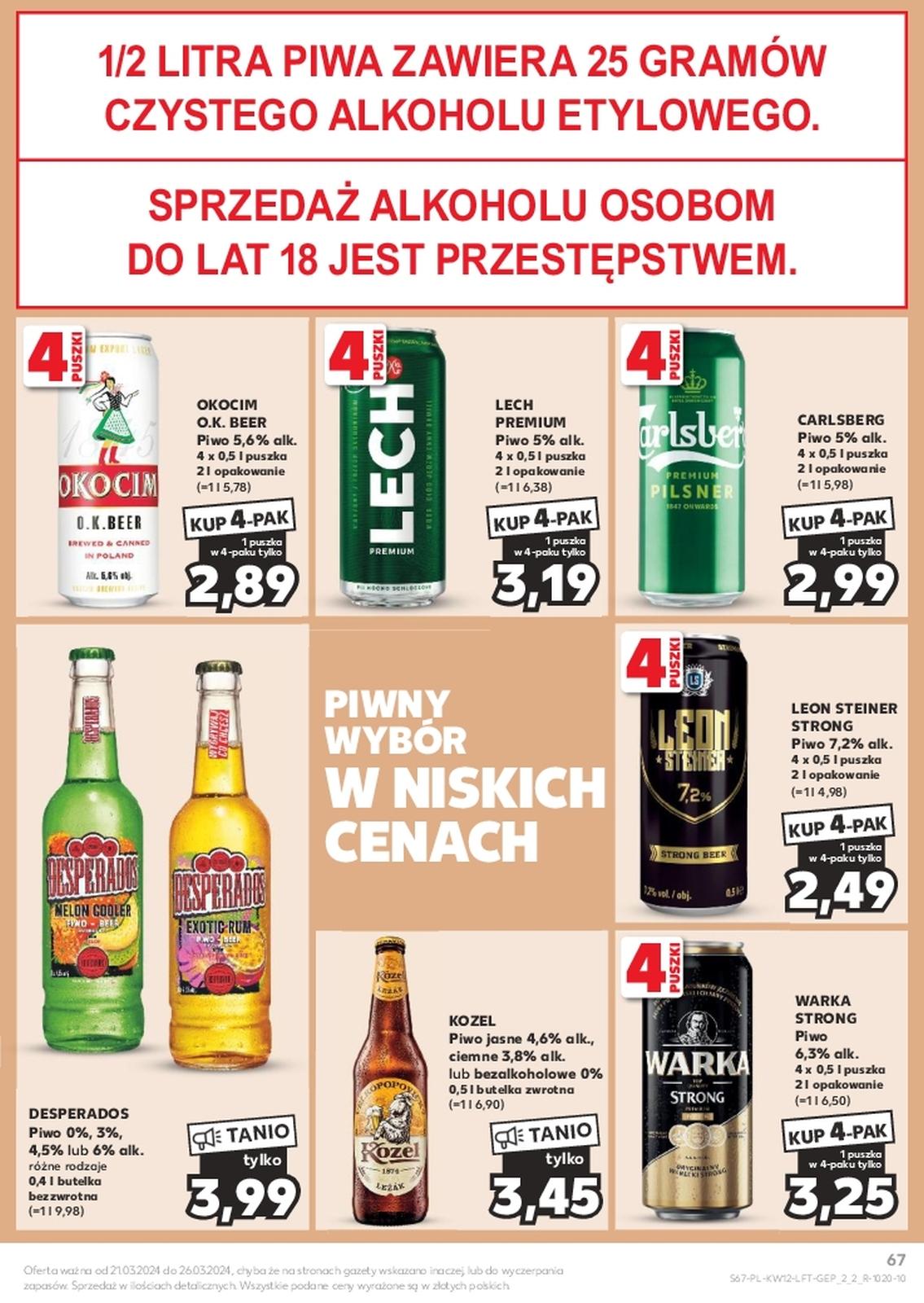 Gazetka promocyjna Kaufland str. 67