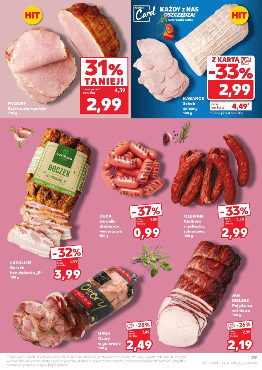 Gazetka promocyjna Kaufland str. 29