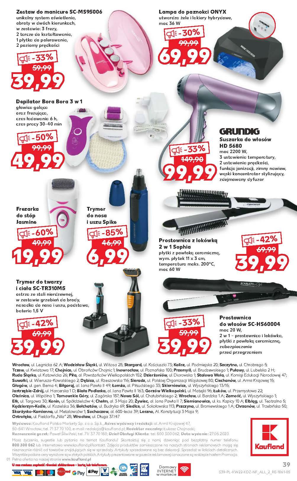 Gazetka promocyjna Kaufland str. 39