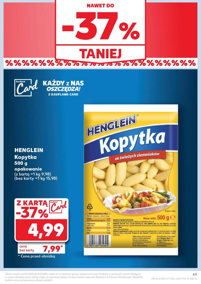 Gazetka promocyjna Kaufland str. 49