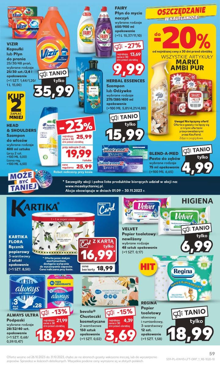 Gazetka promocyjna Kaufland str. 59