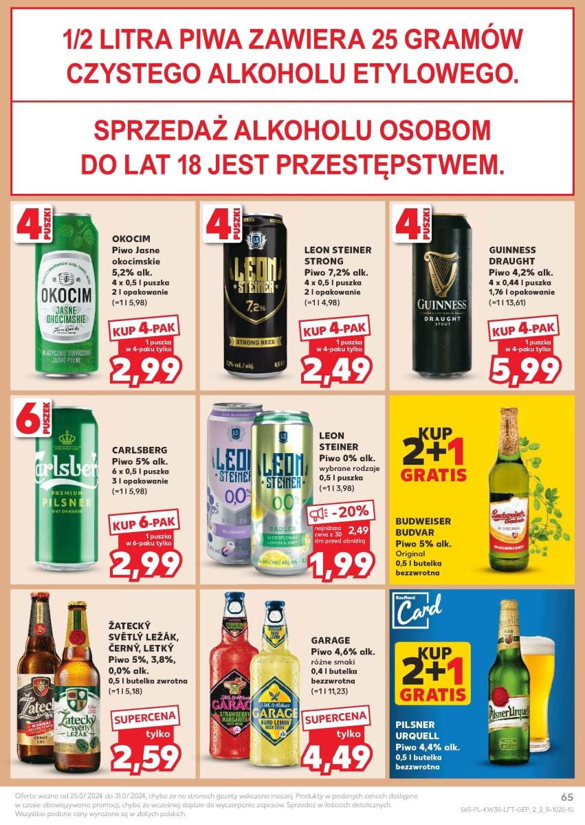 Gazetka promocyjna Kaufland str. 65