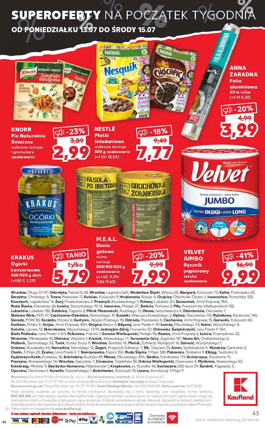 Gazetka promocyjna Kaufland str. 43