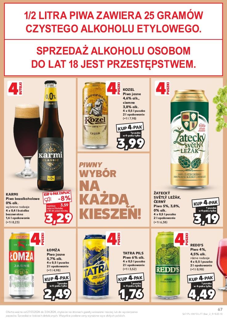 Gazetka promocyjna Kaufland str. 67