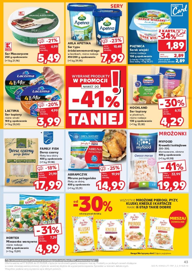 Gazetka promocyjna Kaufland str. 43