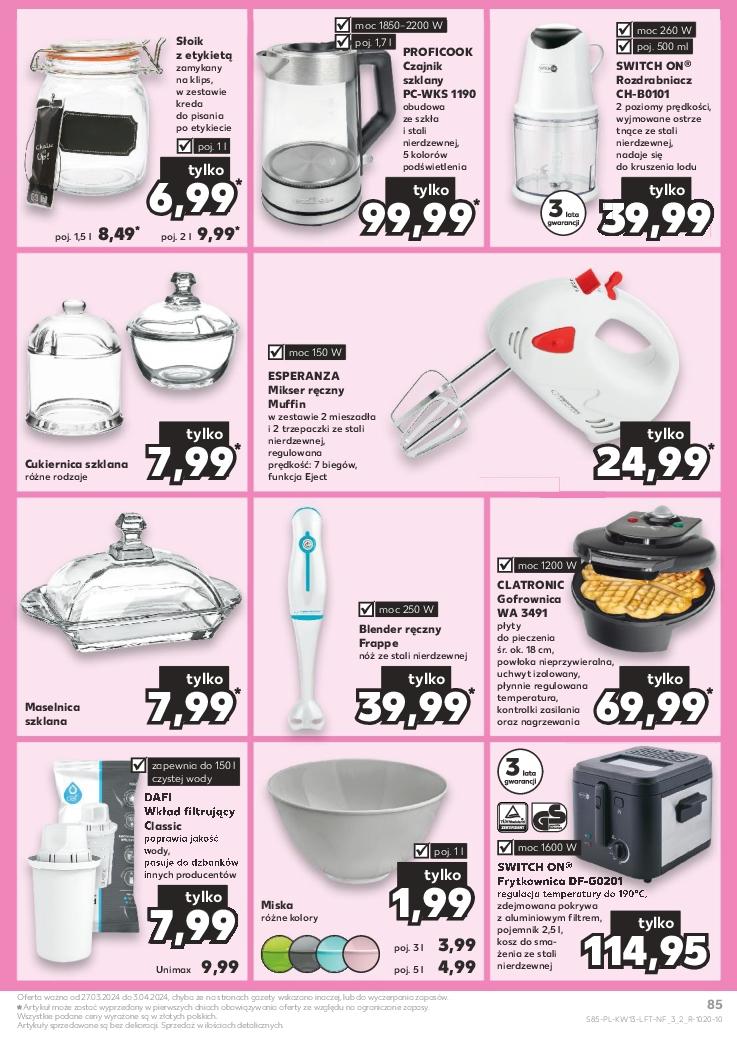 Gazetka promocyjna Kaufland str. 85