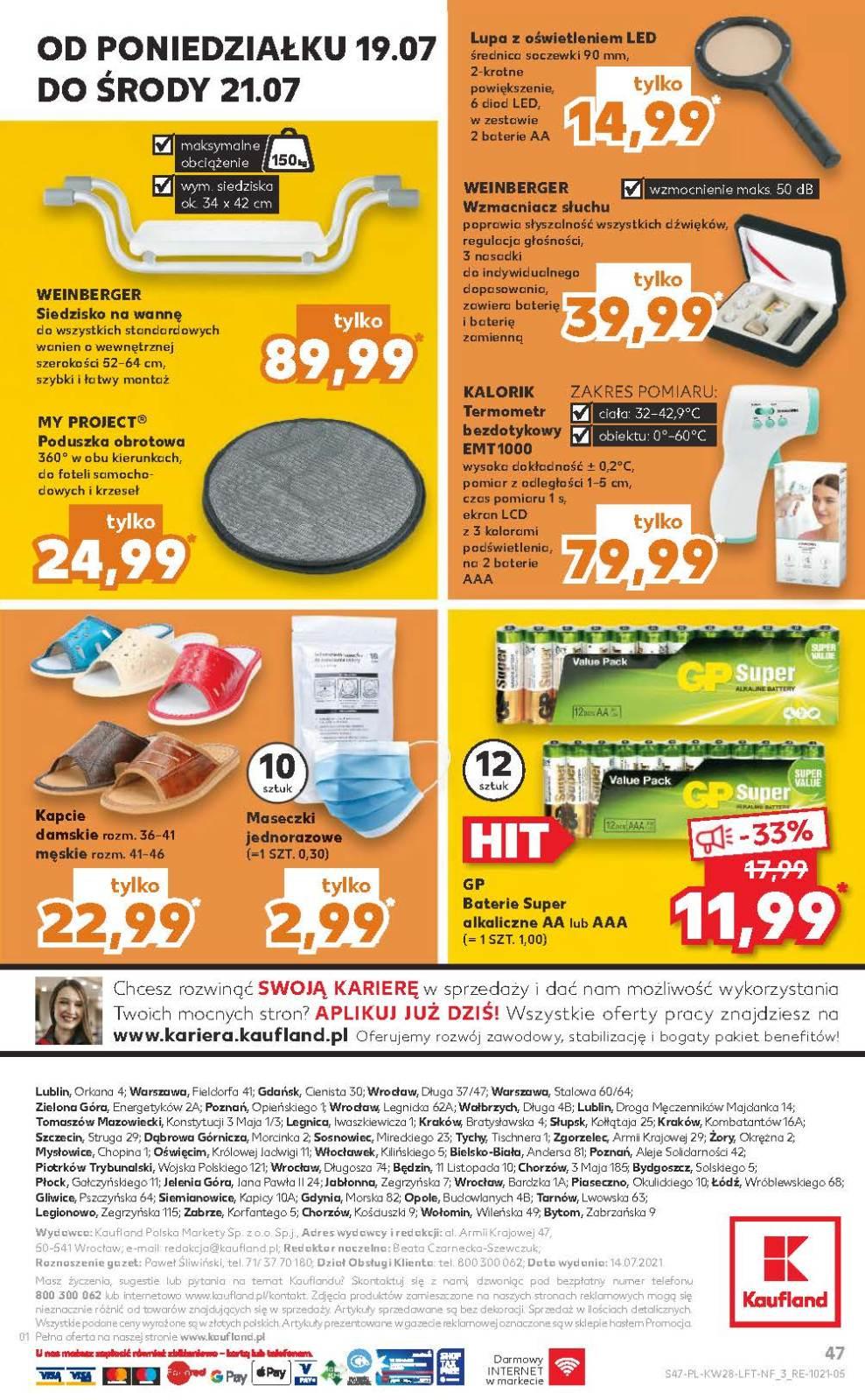Gazetka promocyjna Kaufland str. 47