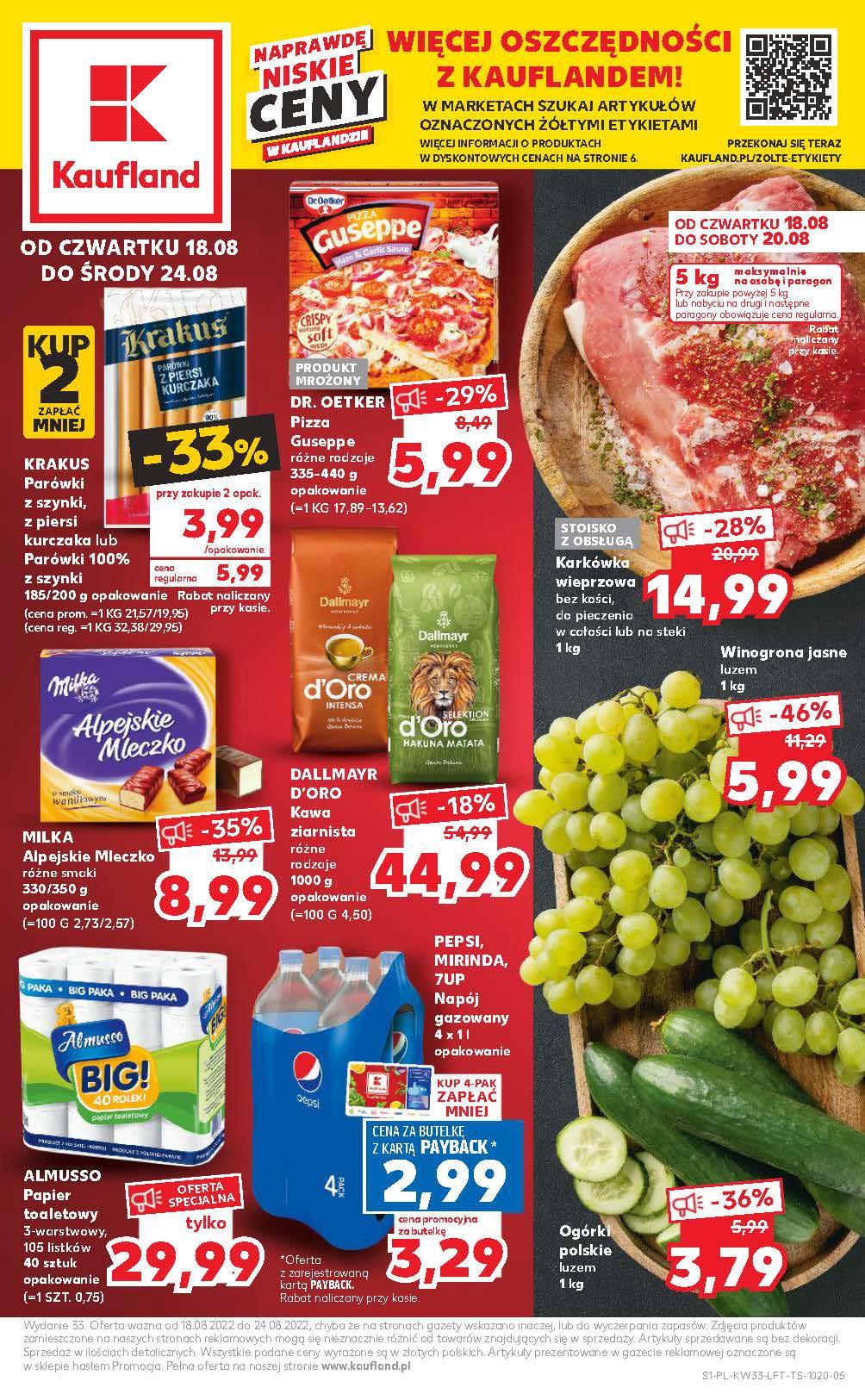 Gazetka promocyjna Kaufland str. 1