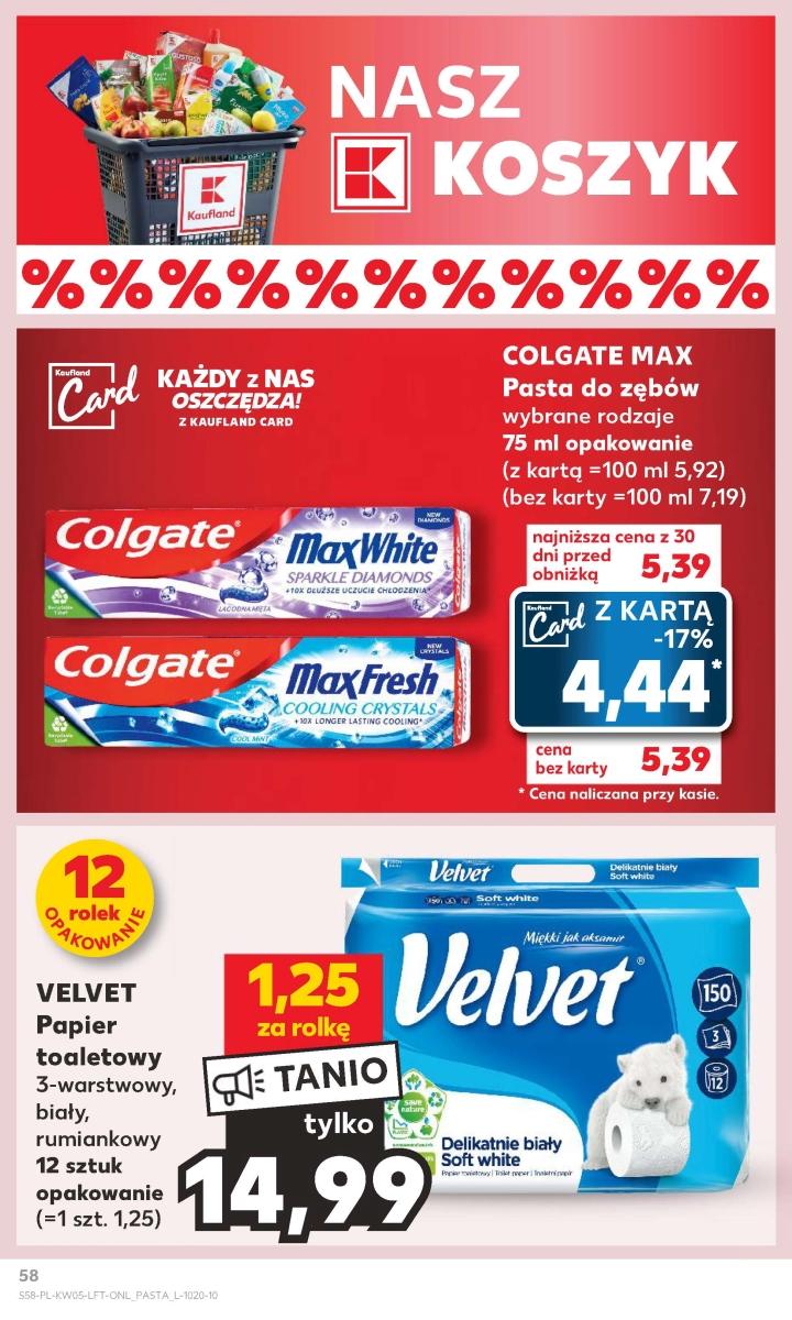 Gazetka promocyjna Kaufland str. 58