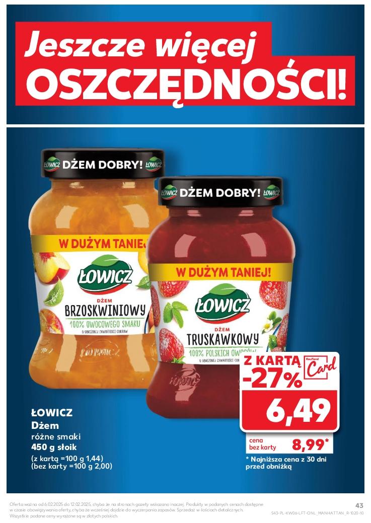 Gazetka promocyjna Kaufland str. 43