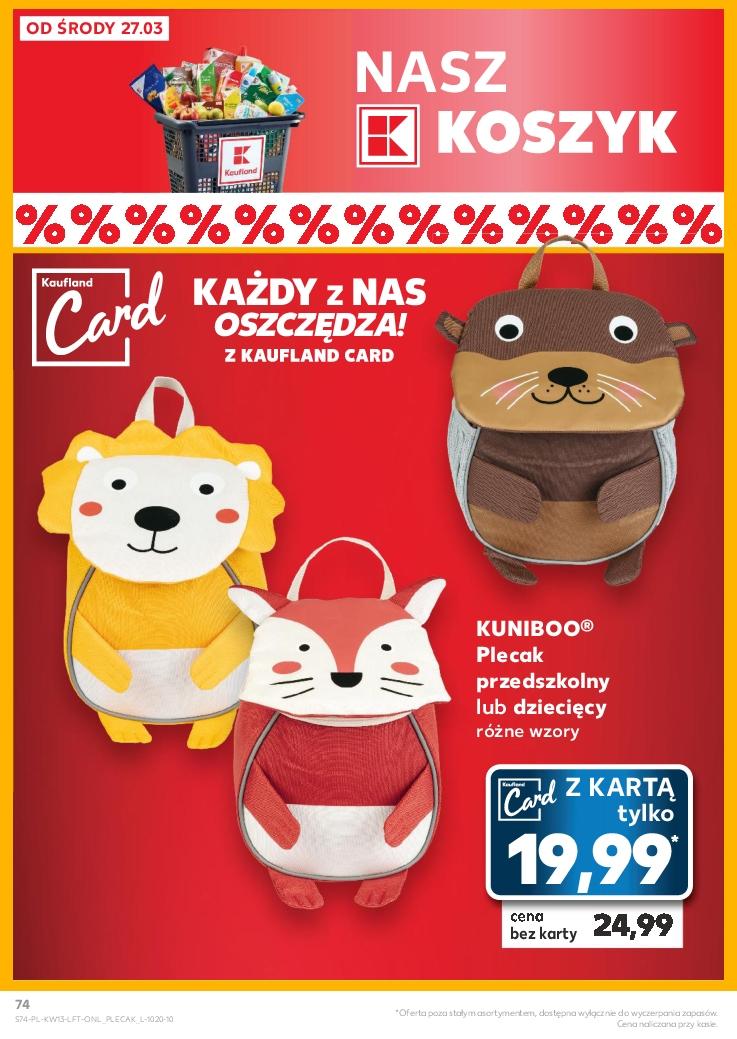 Gazetka promocyjna Kaufland str. 74