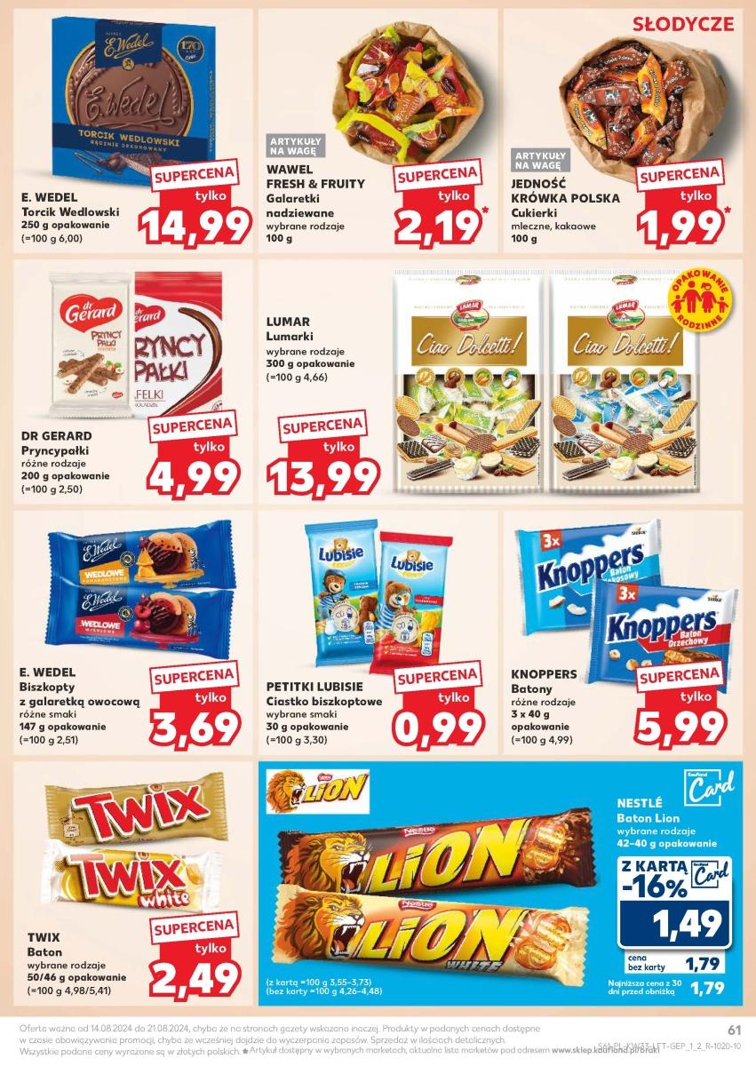 Gazetka promocyjna Kaufland str. 61