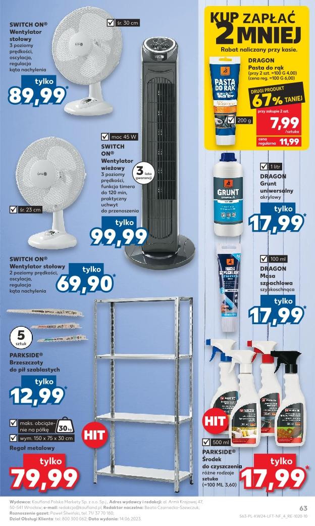 Gazetka promocyjna Kaufland str. 63