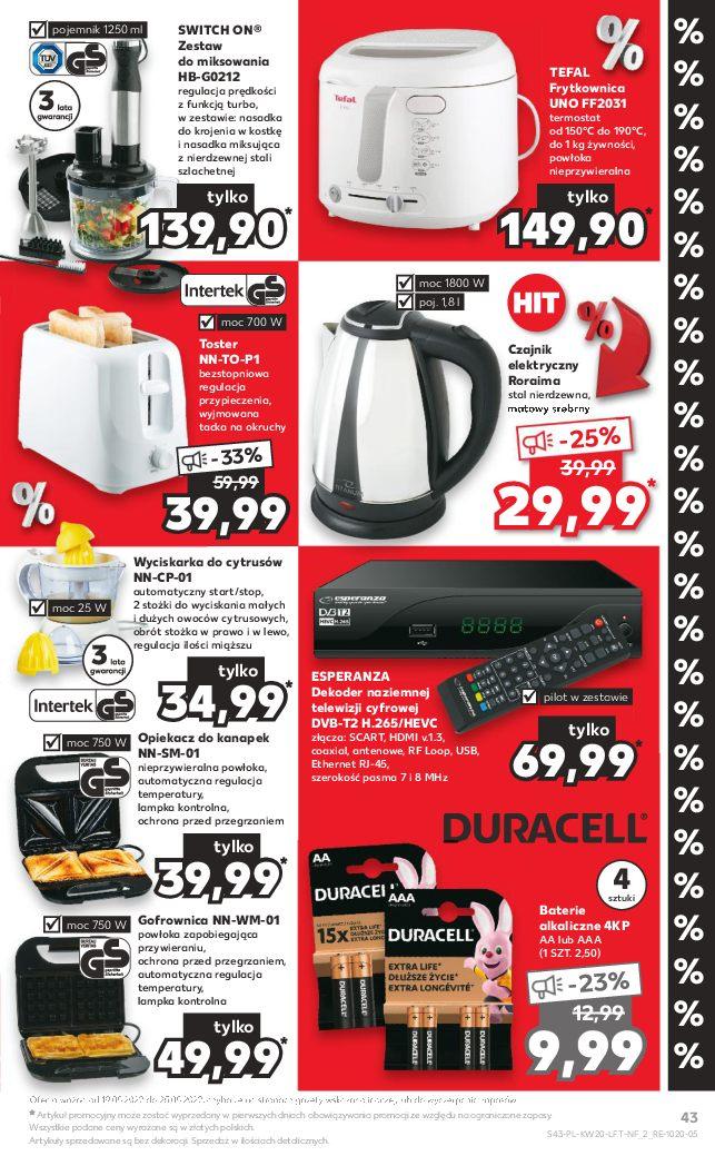 Gazetka promocyjna Kaufland str. 43