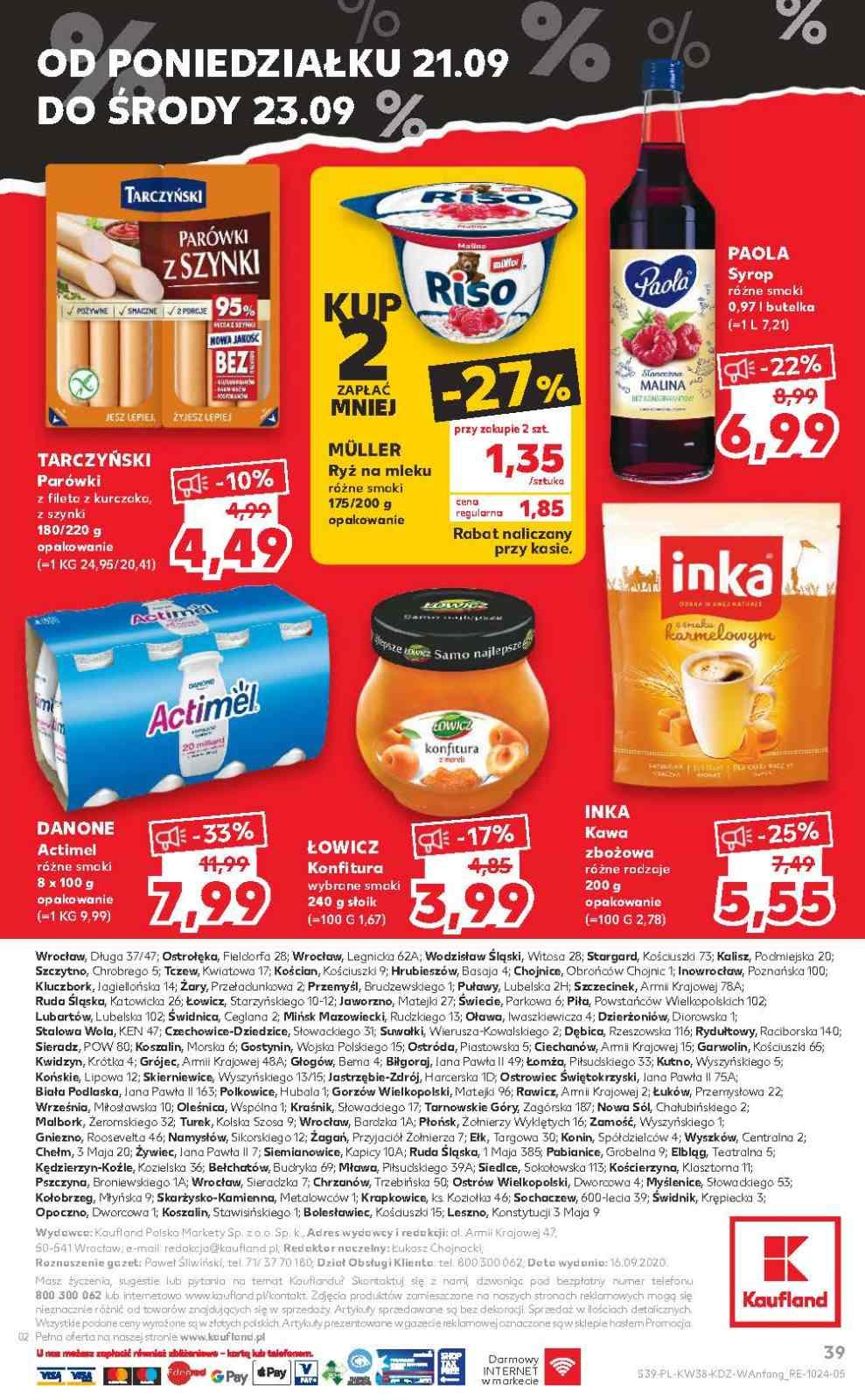 Gazetka promocyjna Kaufland str. 39